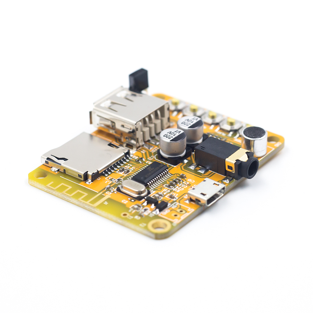 Плата аудиоприёмника c пультом Bluetooth AUX, MP3, батарейка в комплекте